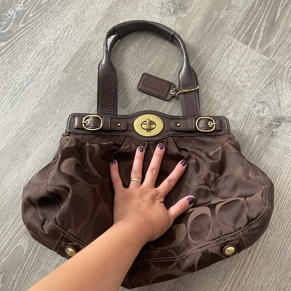 Coach hand bag